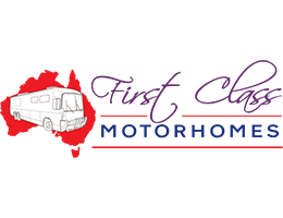 Redfoot Levelling - The logo for First Class Motorhomes' rv repair and maintenance services.