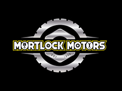 Redfoot Levelling - Mortlock Motors logo on a black background showcasing Mechanical Repairs.