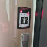 Redfoot Levelling - A Redfoot Levelling Mercedes Benz ‘AutoLift’ System with a red light on it.