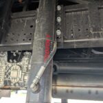 Close-up of hydraulic jack